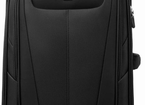 Travelpro Maxlite 5 Softside Expandable Carry on Luggage with 4 Spinner Wheels, Lightweight Suitcase, Men and Women, Black, Carry On 21-Inch